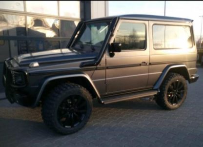 Mercedes G-Klasse w463 Trittbretter schwarz G500 Kundenfoto