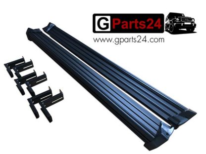 w463 black side steps running boards G-Class