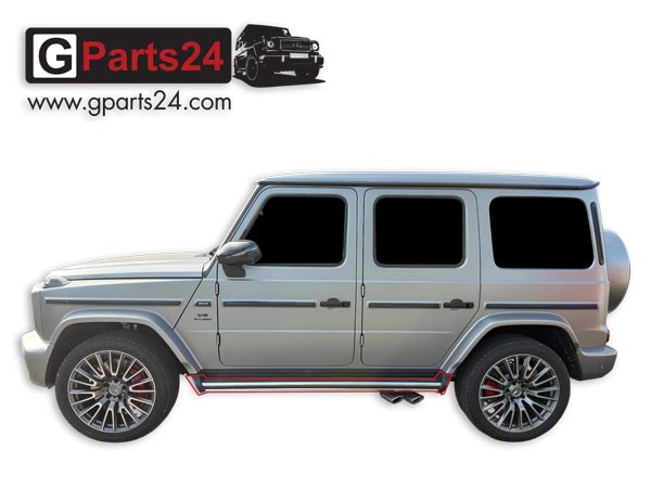 Original G-Klasse w465 Trittbretter nachrüsten w463a G350d G400d G450d G500 G580 G63 A4635207700 A4635207800 A4635201900 A4635202000