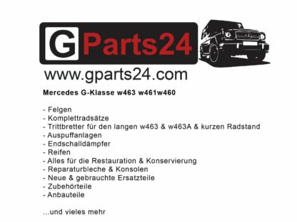 w463 Ersatzteile G-Klasse gshop GParts24