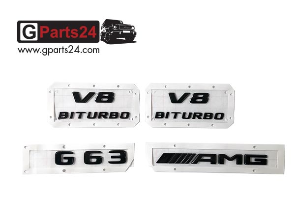 G-Klasse AMG Typkennzeichen schwarz glänzend G63 Panamericana