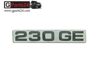 G-Klasse Spiegel Emblem 230GE Chrome Typkennzeichen-Emblem-230GE Chrome Schriftzug 230 GE Schild Puch G A4608171015