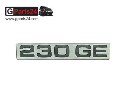 G-Klasse Spiegel Emblem 230GE Chrome Typkennzeichen-Emblem-230GE Chrome Schriftzug 230 GE Schild Puch G A4608171015