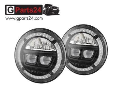 Nachrüstung G-Klasse LED-Scheinwerfer mit Straßenzulassung TÜV-Zulassung Straßenverkehr H4 12V und 24V
