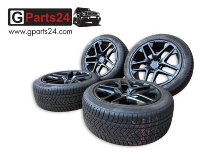 Original Mercedes G-Klasse G450d Winterradsatz 21-Zoll AMG-Felgen matt schwarz G350d G400d G500 G63 w465 w463a A4634011900 7X36