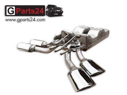 Orig. G-Klasse AMG G63 Auspuffanlage Chrome ESD Endschalldämpfer links rechts w465 A4634907300 A4634907400
