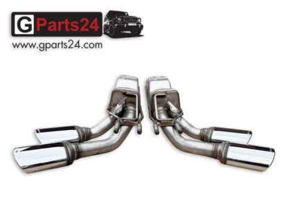 w465 G63 AMG Auspuffanlage Chrome Facelift G-Klasse Endschalldämpfer Endtöpfe ESD A4634907300 A4634907400