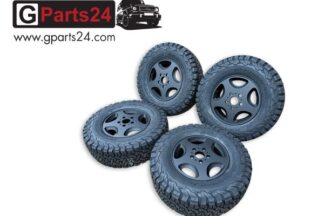 G-Klasse 16-Zoll Komplettradsatz Offroad schwarz Ganzjahresreifen BF-Goodrich All-Terrain KO2 265 70 R16 mit Schneeflockensymbol A4634010302 w461 w463