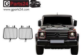 G-Klasse Scheinwerfer Schutzgitter Steinschlag Frontscheinwerfer w463 Set Baujahr 1990 bis 2018 A4638800085 A4638840315 A4638840415 A4638840515