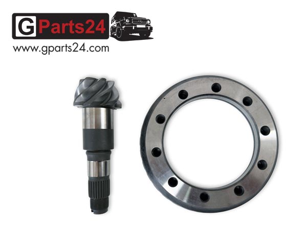 G-Modell Tellerrad Hinterachse Kegelrad 35:8 Kegelradsatz Übersetzung 4:375 w463 w461 w460 A 602 350 25 39 A 904 350 00 39