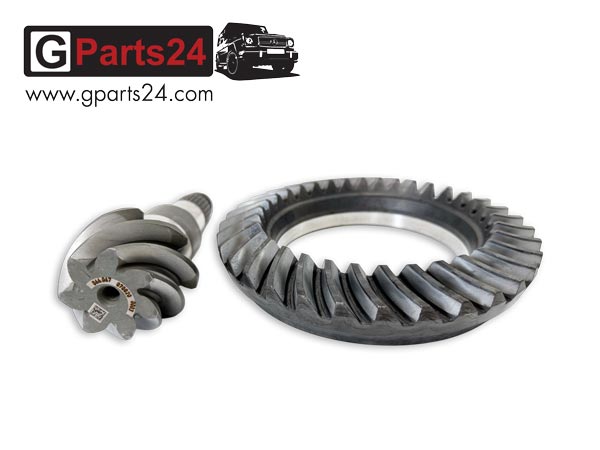 Original Mercedes G-Klasse Differential Hinterachse Kegelrad Tellerrad 35:8 Radsatz Übersetzung 4:375 w460 w461 w463 A9043500039