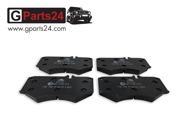 250GD Wolf Bremsbeläge vorne Puch 230GE Bremsklötze Vorderachse ÖBH Greenliner Bremsbelag G-Klasse w460 w461 w463 0054209820 0084204020 0004212902