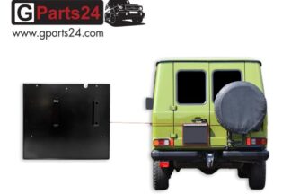 G-Klasse Kennzeichenhalter Flügeltür links Kennzeichenträger Puch 230GE Kanister Kennzeichenschild ÖBH w460 w461 A4618800358