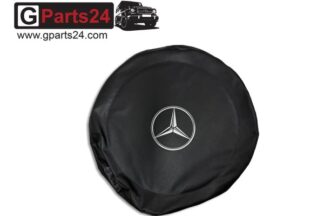 Original G-Klasse Reserveradabdeckung 16-Zoll w460 225 75 R16 Reserveradhülle schwarz mit Mercedes-Stern w461 w463 A4638900208