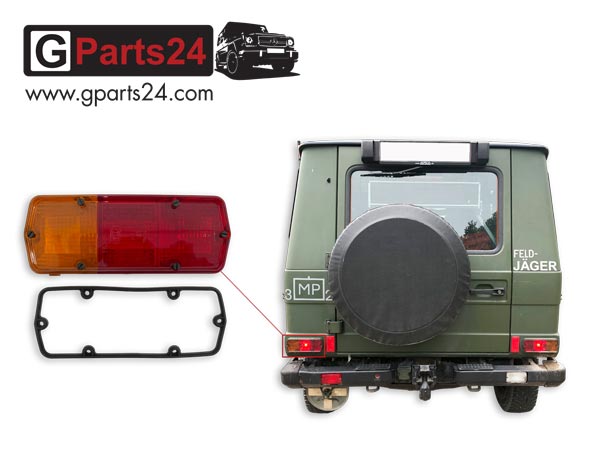 Original G-Klasse Streuscheibe Greenliner Rücklicht Militär Lichtscheibe Leuchtenglas hinten G270cdi G280cdi G300cdi w461 A0015445890