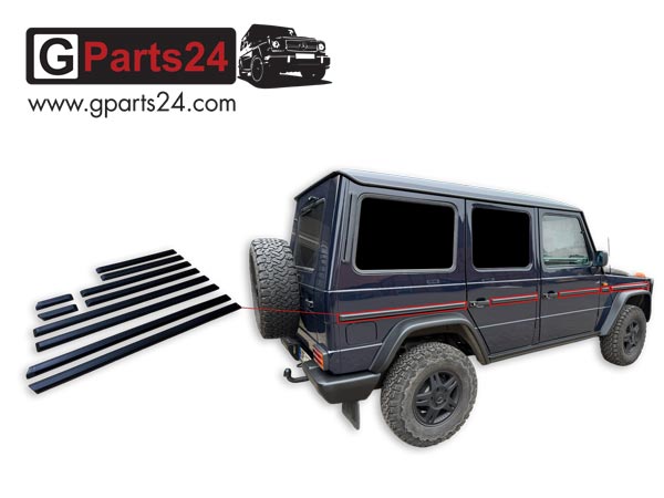 Original Mercedes G-Klasse w463 Scheuerleisten selbstklebend Schutzleisten Seitenleisten 5-Türer A4636900362 A4636900162 A4636900462 A4636900862 A4636900962 A4636900662 A4636900762