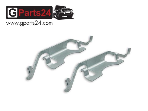 G-Klasse G63 Feder Bremsbeläge hinten G55 Halteklammer Bremsklötze Hinterachse G65 w463 A000421859164