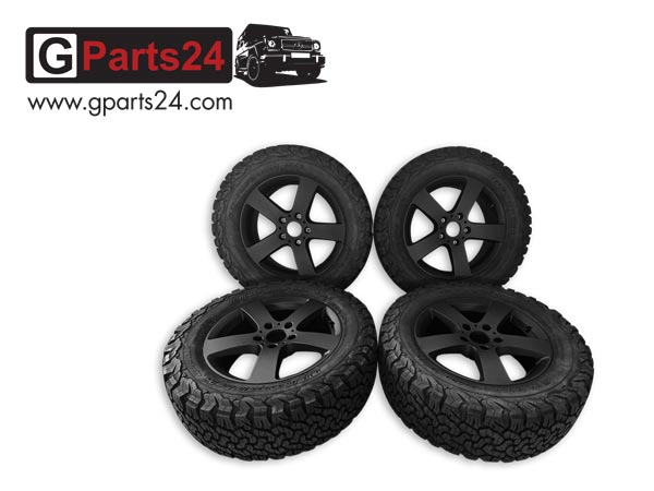w465 Komplettradsatz Offroad 18-Zoll Felgen schwarz G-Klasse G450d G500 G580 w463a G350d G400d A4634010900 A4654012500