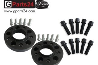G-Klasse Spurdistanzplatten 31 mm pro Rad schwarz 62 mm pro Achse Spurverbreiterung Distanzscheibe inklusive Radschrauben w463 w463a w465 B62958410