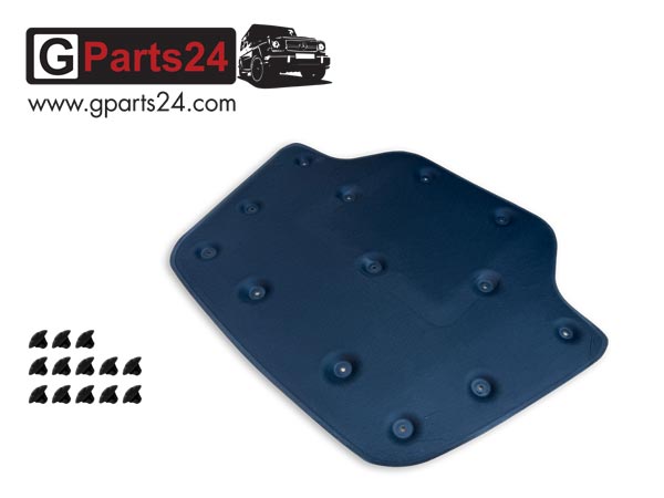 G-Modell Abdämpfung Motorhaube w465 w463a Dämmmatte Set inklusive Befestigungsmaterial A0019880325 A4636826701