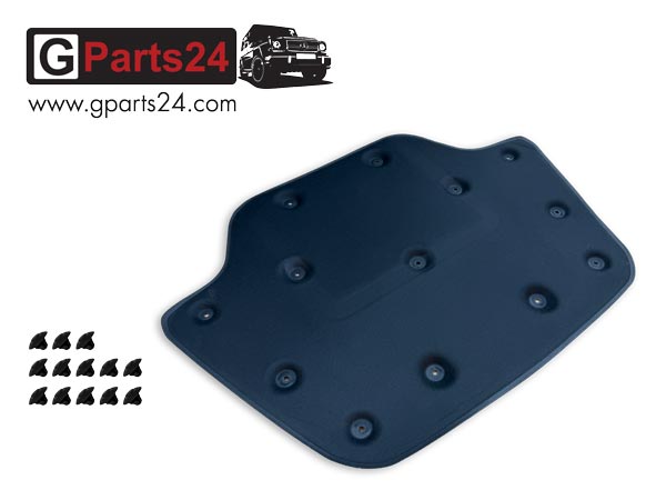 Original Mercedes G-Klasse w463a w465 Dämmmatte Motorhaube G350d G400d G450d G500 G63 G580 Abdämpfung Dämmelement Set A 463 682 67 01 A 001 988 03 25